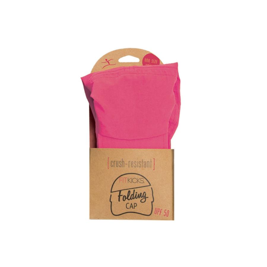 スポーツキャップ フィットキックス FOLDING CAP コンパクト スポーツ帽子 FITKICKS フォールディングキャップ ピンク |  | 02