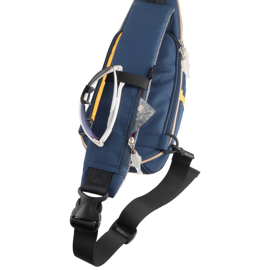 ウエストポーチ モーンクリエイションズ シャークスリングバッグ ウエストバッグ MORN CREATIONS サメ シャークバッグ コンビ ネイビー/マスタード |  | 06