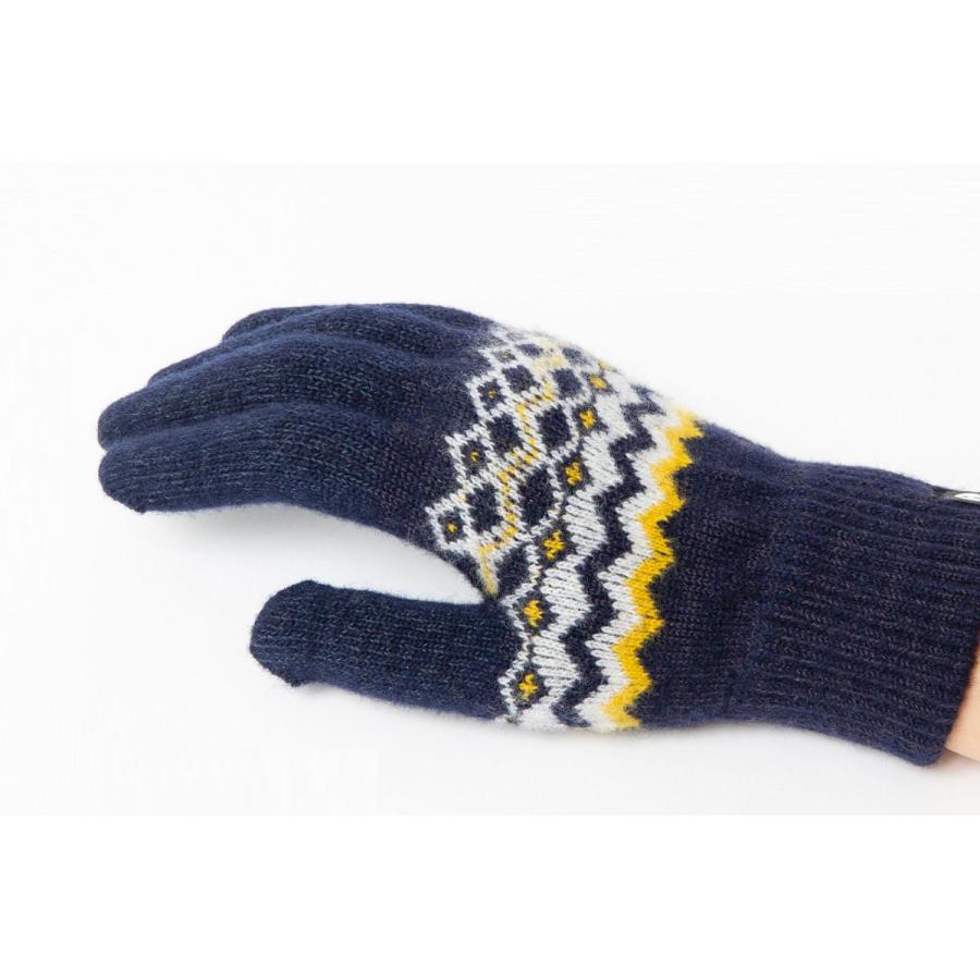 スマホ手袋 アイタッチグローブ Sサイズ スマホ対応手袋 iTouch Gloves レディースサイズ ノルディック ネイビーxオレンジ |  | 01