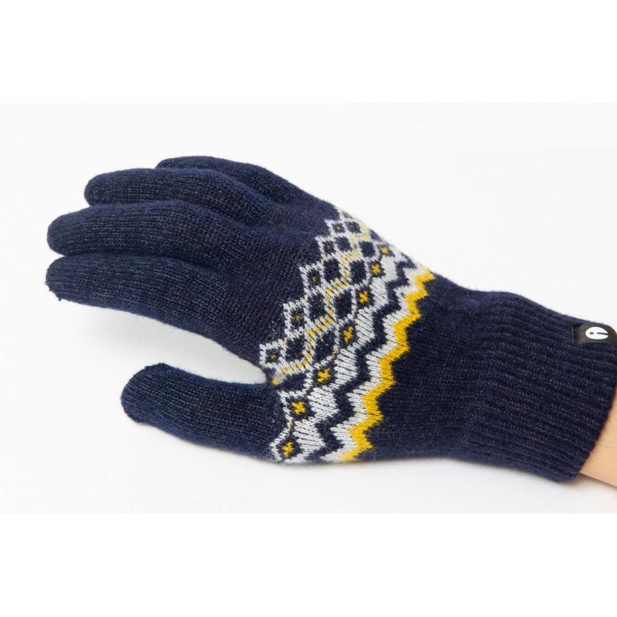 スマホ手袋 アイタッチグローブ Lサイズ スマホ対応手袋 iTouch Gloves メンズサイズ ノルディック ネイビーxオレンジ |  | 01