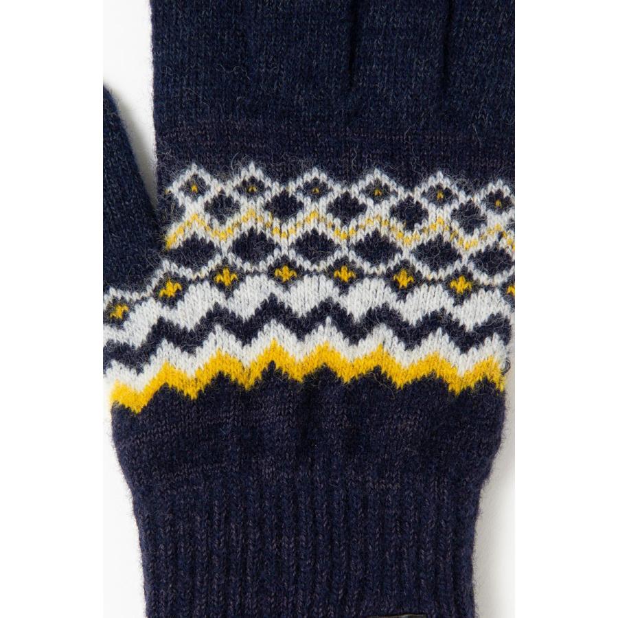 スマホ手袋 アイタッチグローブ Lサイズ スマホ対応手袋 iTouch Gloves メンズサイズ ノルディック ネイビーxオレンジ |  | 02