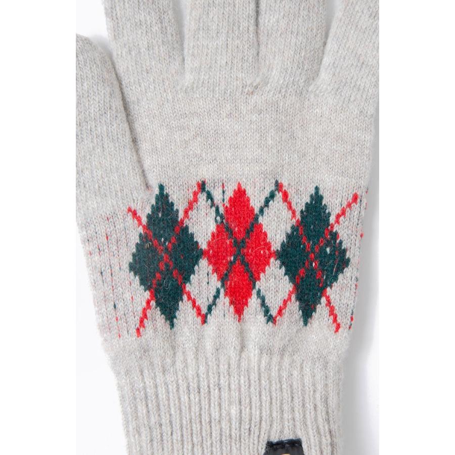 スマホ手袋 アイタッチグローブ Sサイズ スマホ対応手袋 iTouch Gloves レディースサイズ アーガイル ライトグレー |  | 02