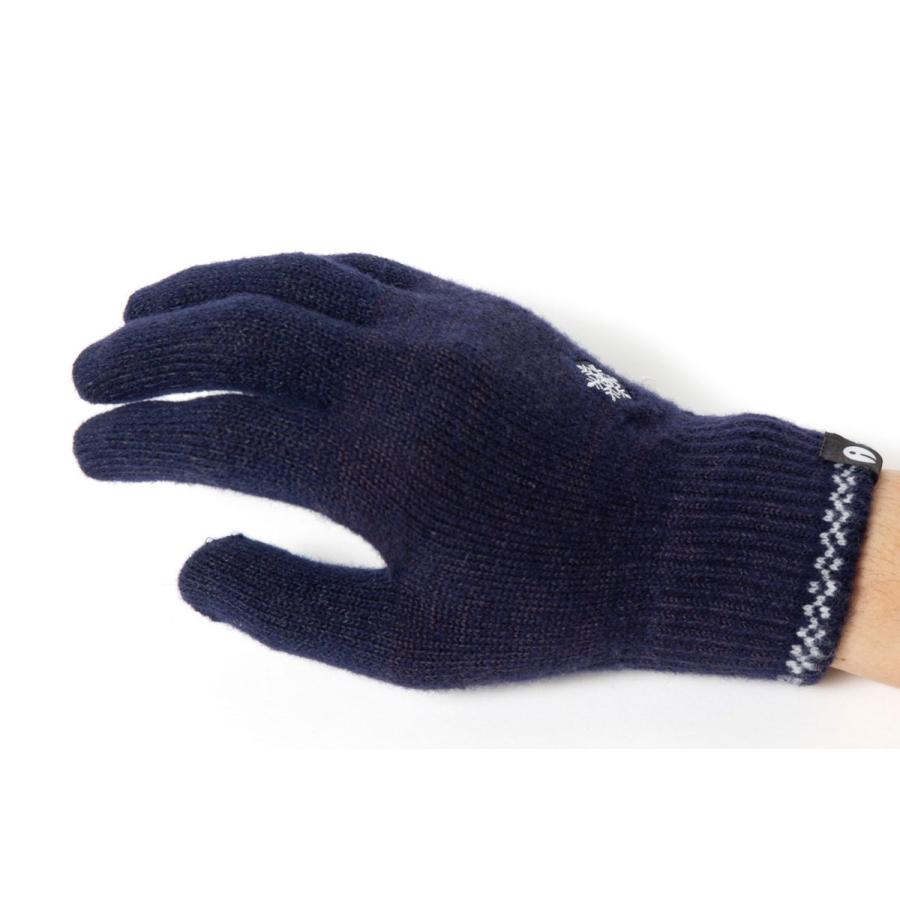 スマホ手袋 アイタッチグローブ Lサイズ スマホ対応手袋 iTouch Gloves メンズサイズ スノーフレーク ネイビー |  | 01