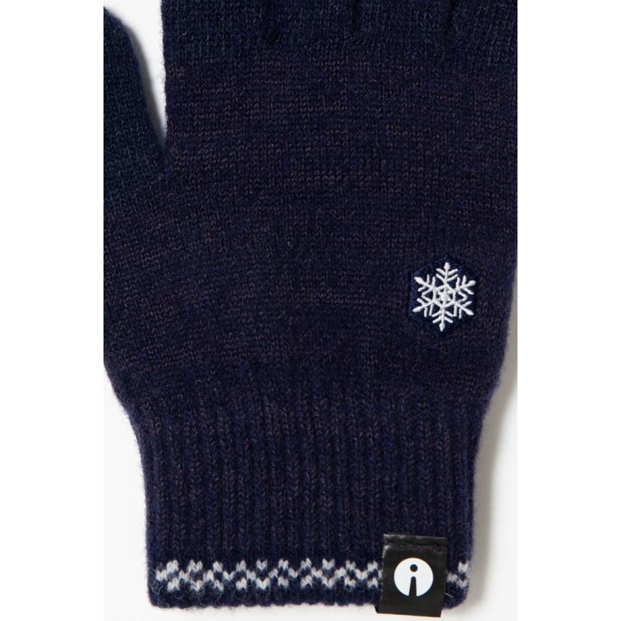 スマホ手袋 アイタッチグローブ Lサイズ スマホ対応手袋 iTouch Gloves メンズサイズ スノーフレーク ネイビー |  | 02