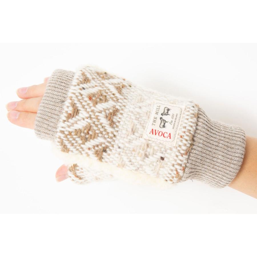 手袋 グッドファブリケーション フィンガーレスグローブ スマホ タッチパネル対応 GOOD FABRICATION FINGERLESS GLOVES AVOCA ベージュ |  | 01