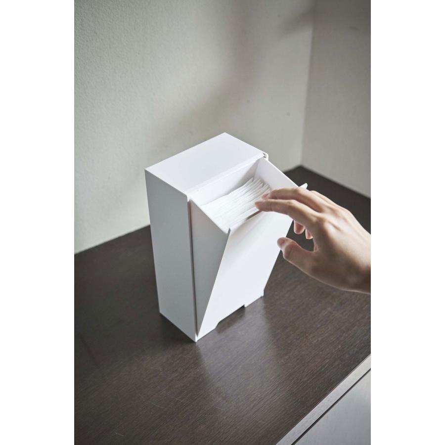 マスク収納ケース 山崎実業 正規品 TOWER タワー ツーウェイマスク収納ケース マスクケース 玄関 ホワイト |  | 05