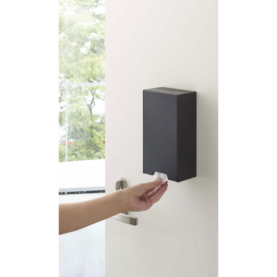 マスク収納ケース 山崎実業 正規品 TOWER タワー ツーウェイマスク収納ケース マスクケース 玄関 ブラック |  | 02