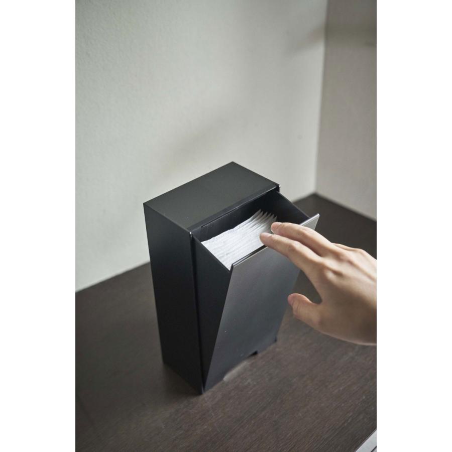マスク収納ケース 山崎実業 正規品 TOWER タワー ツーウェイマスク収納ケース マスクケース 玄関 ブラック |  | 05