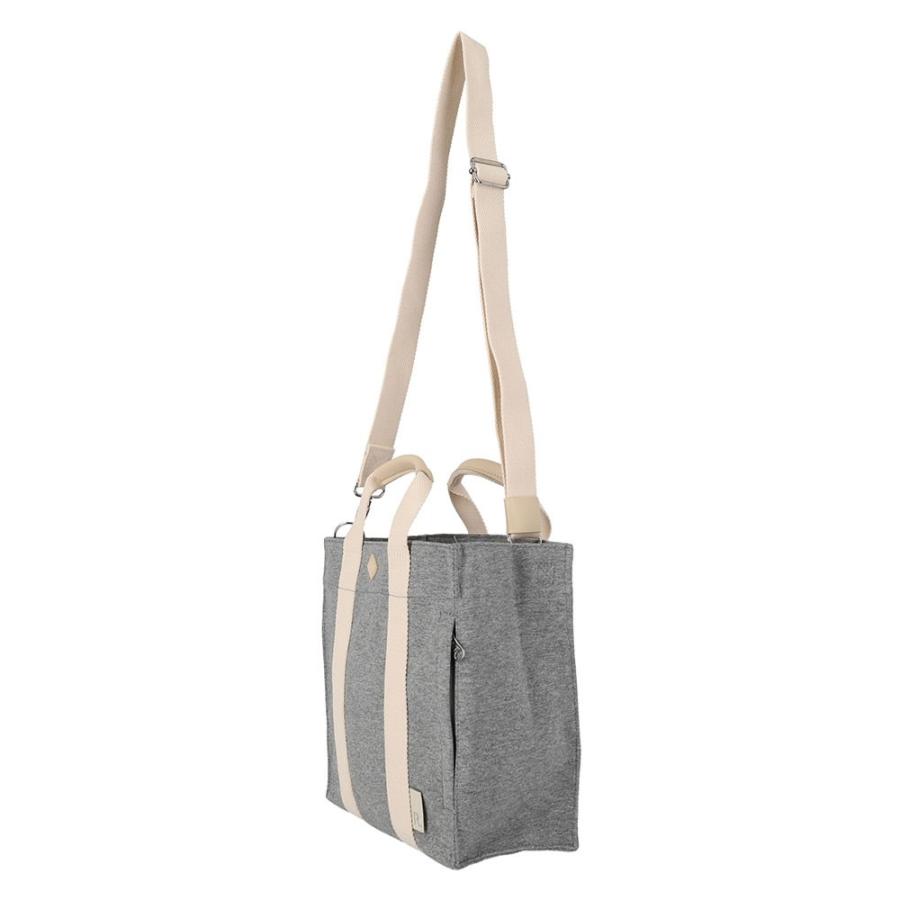 トートバッグ Rootote Sn スクエア2wayコットンテンジク 新作 レディーストート ルートート Square 2way Item1862 グレー 1 Back 通販 Yahoo ショッピング