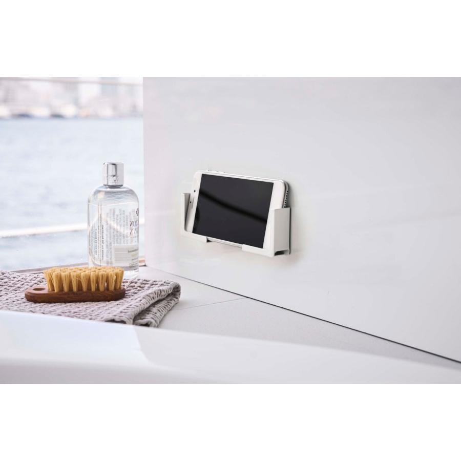 バスラック 山崎実業 正規品 TOWER タワー マグネットバスルームタブレットホルダー 浴室用ラック 浴室収納 ホワイト |  | 01