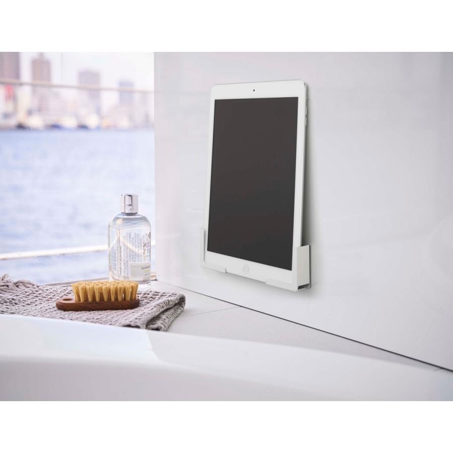 バスラック 山崎実業 正規品 TOWER タワー マグネットバスルームタブレットホルダー 浴室用ラック 浴室収納 ホワイト |  | 04