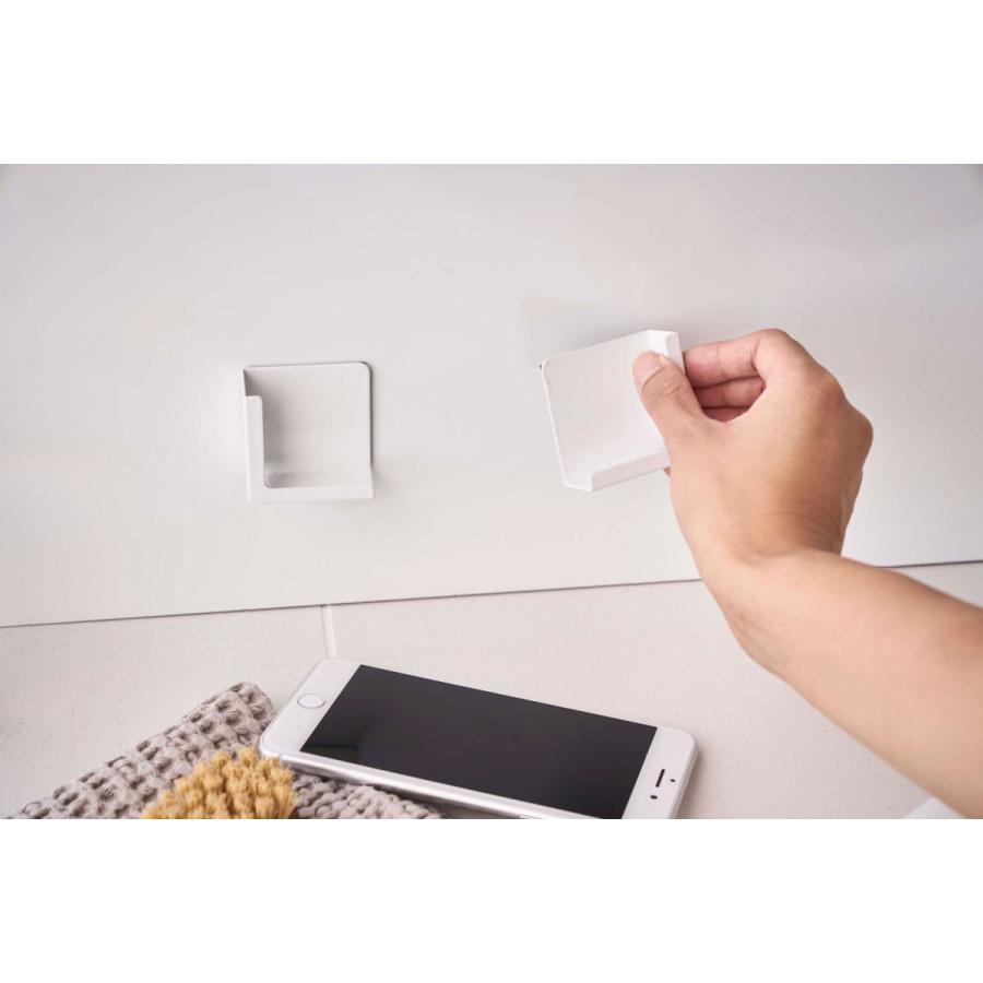 バスラック 山崎実業 正規品 TOWER タワー マグネットバスルームタブレットホルダー 浴室用ラック 浴室収納 ホワイト |  | 05