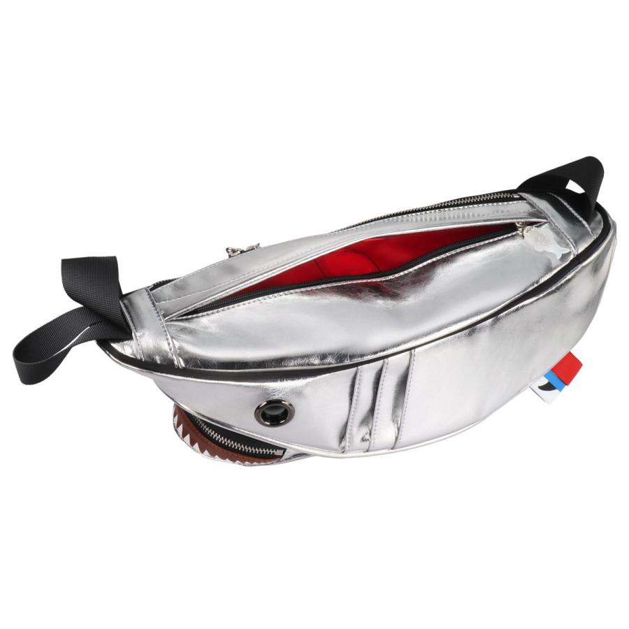 ウエストポーチ モーンクリエイションズ シャークウエストポーチ ウエストバッグ ウエストバック MORN CREATIONS SK-510シリーズ シルバー |  | 03