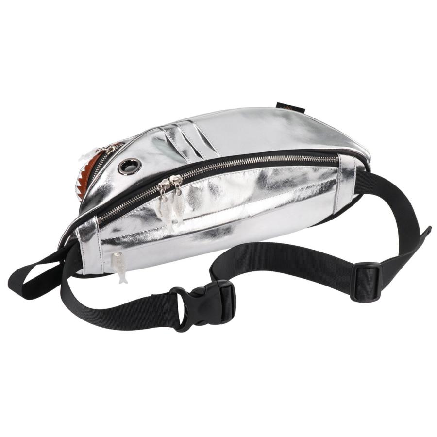 ウエストポーチ モーンクリエイションズ シャークウエストポーチ ウエストバッグ ウエストバック MORN CREATIONS SK-510シリーズ シルバー |  | 04
