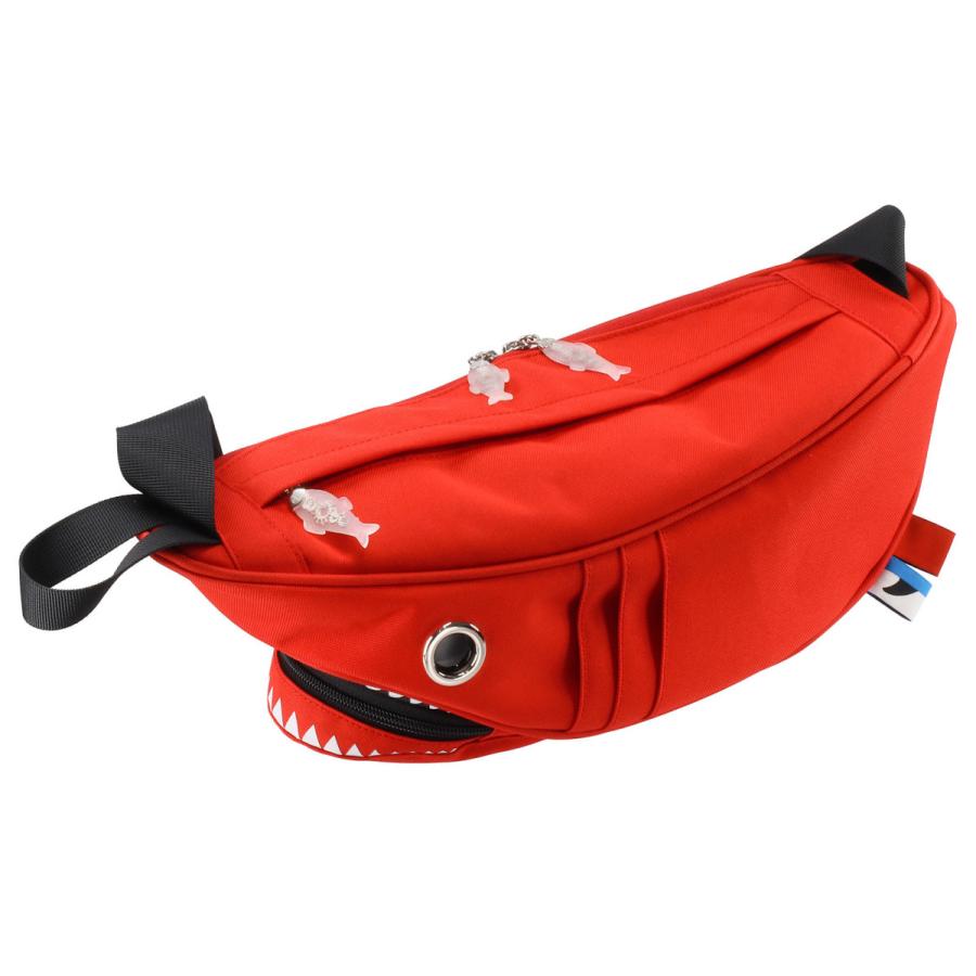 ウエストポーチ モーンクリエイションズ シャークウエストポーチ ウエストバッグ ウエストバック MORN CREATIONS SK-110 レッド |  | 01