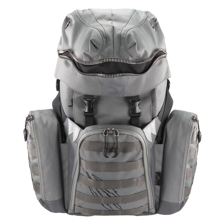 リュック モーンクリエイションズ ティラノサウルスバックパック Lサイズ メンズ 男性用 通勤 通学 MORN CREATIONS 恐竜リュック グレー |  | 01