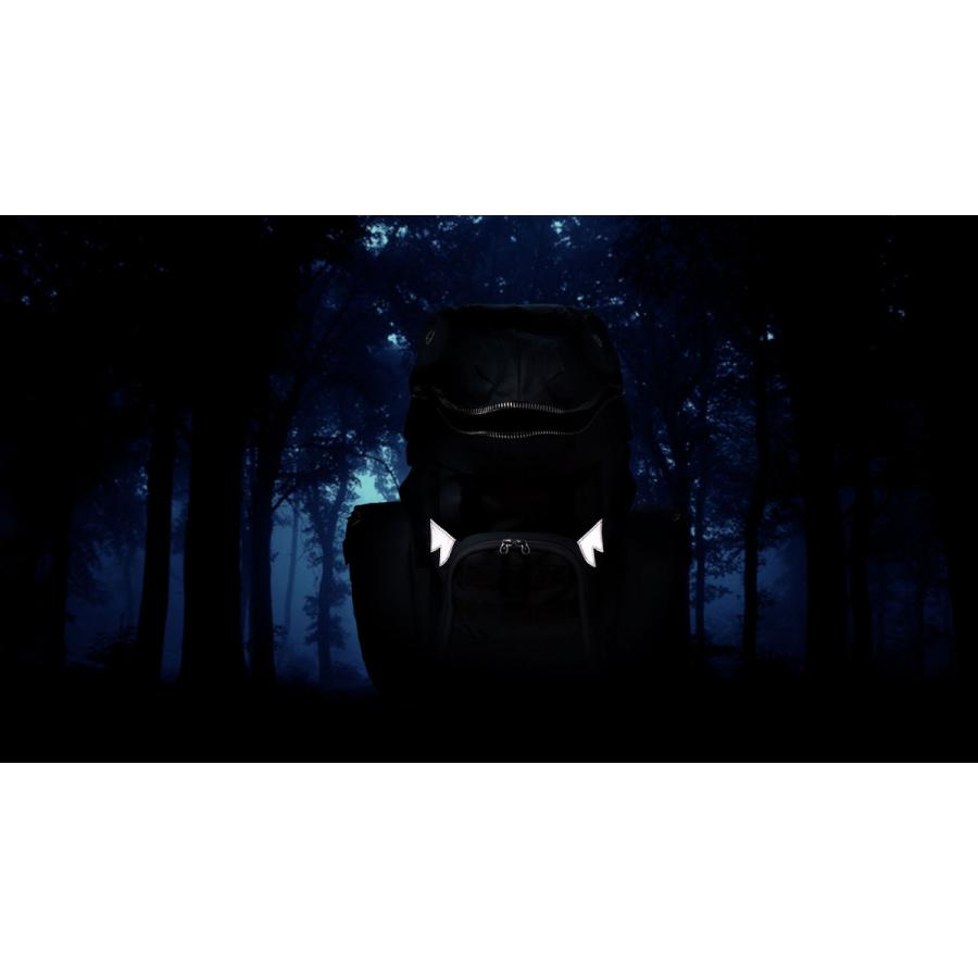 リュック モーンクリエイションズ ティラノサウルスバックパック Lサイズ メンズ 男性用 通勤 通学 MORN CREATIONS 恐竜リュック グレー |  | 09