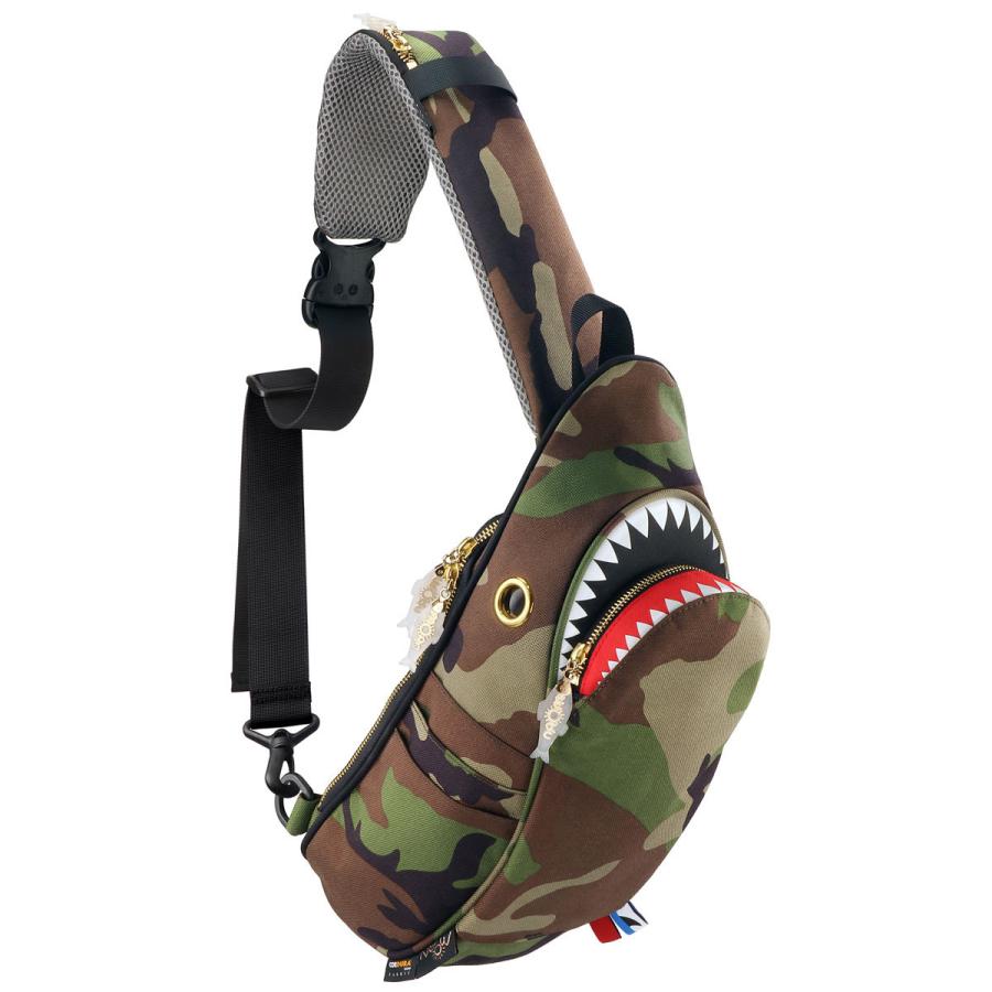 ウエストポーチ モーンクリエイションズ シャークスリングバッグ ウエストバッグ ウエストバック MORN CREATIONS SK-429シリーズ カモ | 