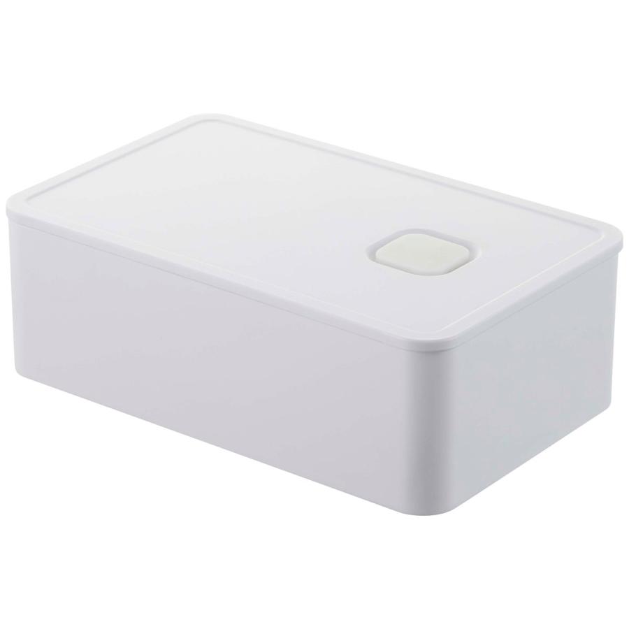 弁当箱 山崎実業 正規品 TOWER タワー バルブ付き密封ランチボックス ランチボックス ホワイト | tower