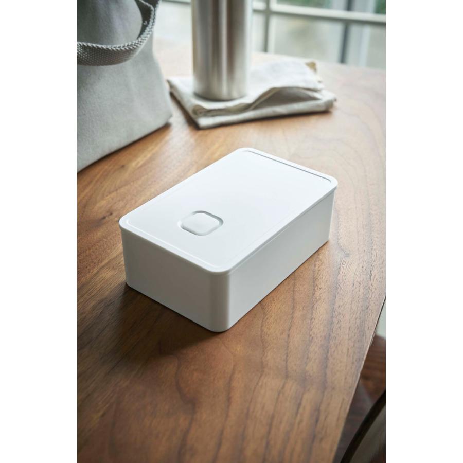 弁当箱 山崎実業 正規品 TOWER タワー バルブ付き密封ランチボックス ランチボックス ホワイト | tower | 02