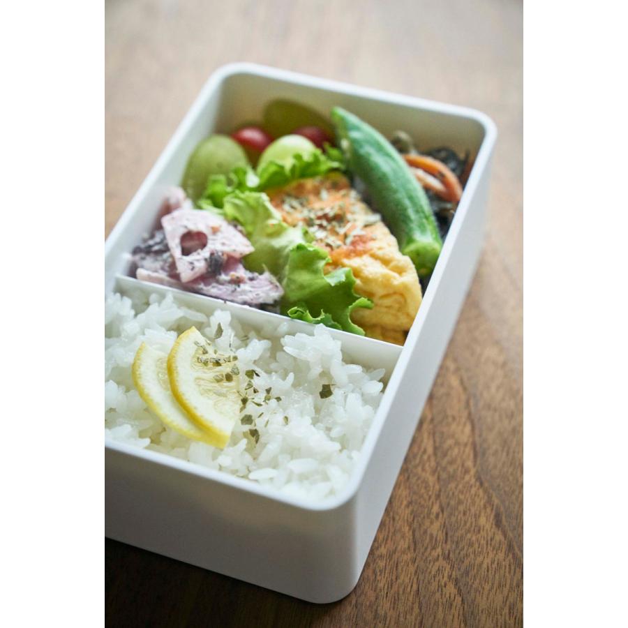 弁当箱 山崎実業 正規品 TOWER タワー バルブ付き密封ランチボックス ランチボックス ホワイト | tower | 04