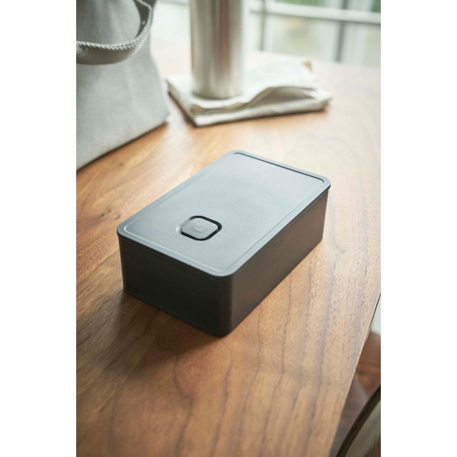 弁当箱 山崎実業 正規品 TOWER タワー バルブ付き密封ランチボックス ランチボックス ブラック | tower | 02