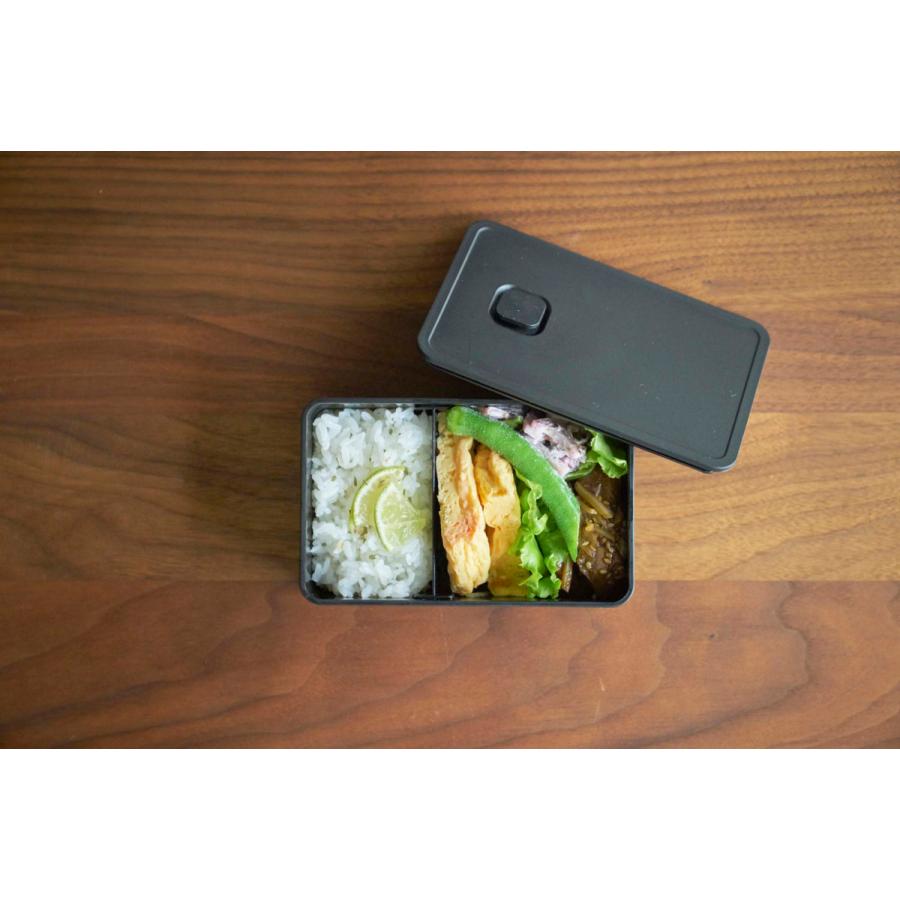 弁当箱 山崎実業 正規品 TOWER タワー バルブ付き密封ランチボックス ランチボックス ブラック | tower | 03
