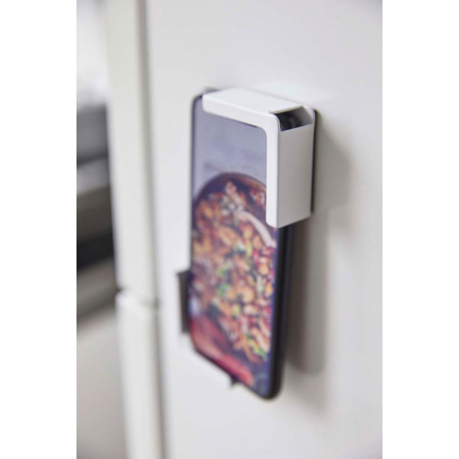 スマホ対応 山崎実業 正規品 TOWER タワー マグネットタブレットホルダー スマートフォン・タブレットPC対応ホルダー ホワイト |  | 05