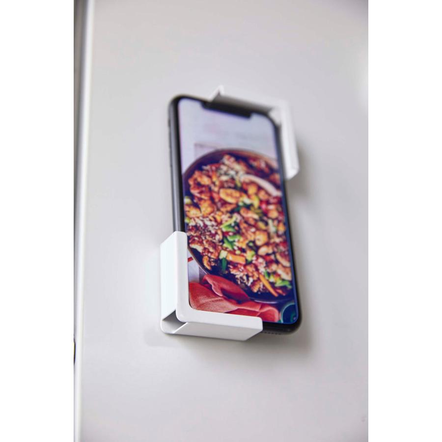 スマホ対応 山崎実業 正規品 TOWER タワー マグネットタブレットホルダー スマートフォン・タブレットPC対応ホルダー ホワイト |  | 06