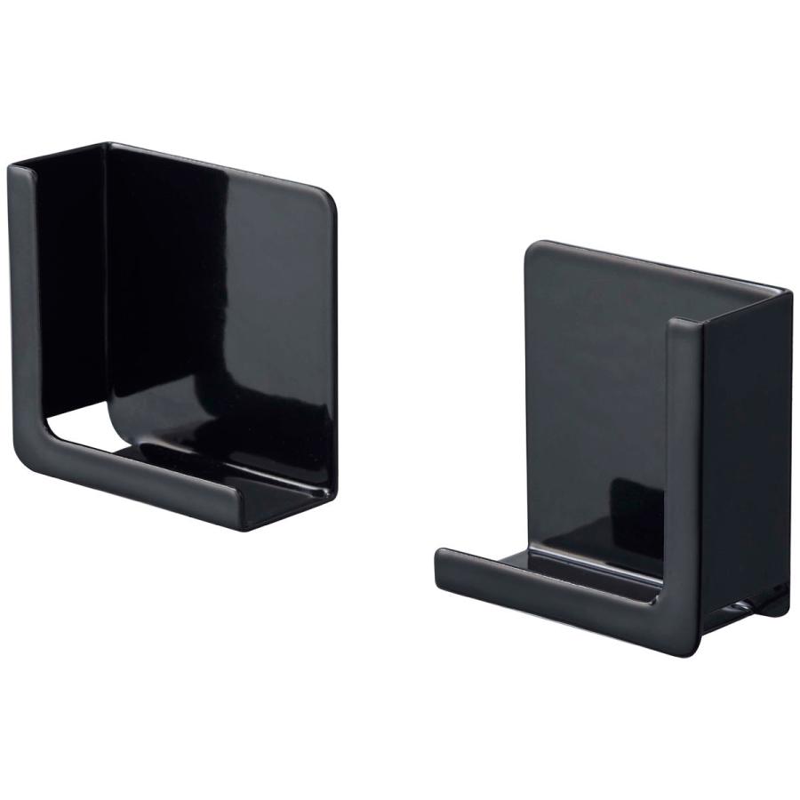 スマホ対応 山崎実業 正規品 TOWER タワー マグネットタブレットホルダー スマートフォン・タブレットPC対応ホルダー ブラック | 