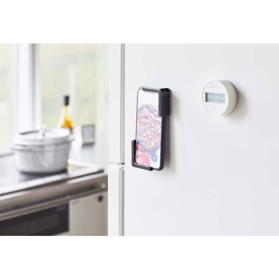 スマホ対応 山崎実業 正規品 TOWER タワー マグネットタブレットホルダー スマートフォン・タブレットPC対応ホルダー ブラック |  | 02