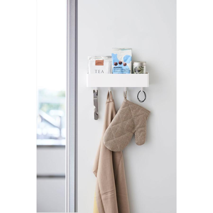 マグネット収納ボックス 山崎実業 正規品 TOWER タワー マグネットストレージラック 壁面収納 ホワイト | tower | 02