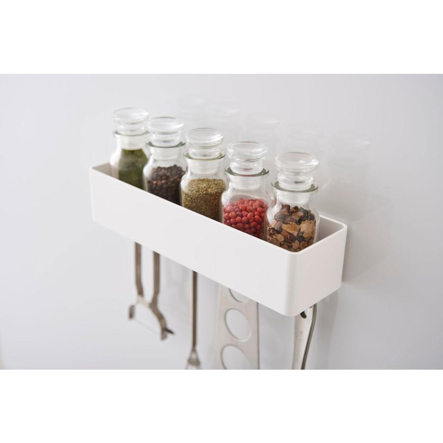 マグネット収納ボックス 山崎実業 正規品 TOWER タワー マグネットストレージラック 壁面収納 ホワイト | tower | 06