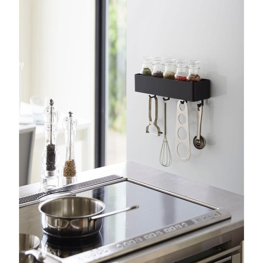 マグネット収納ボックス 山崎実業 正規品 TOWER タワー マグネットストレージラック 壁面収納 ブラック | tower | 01