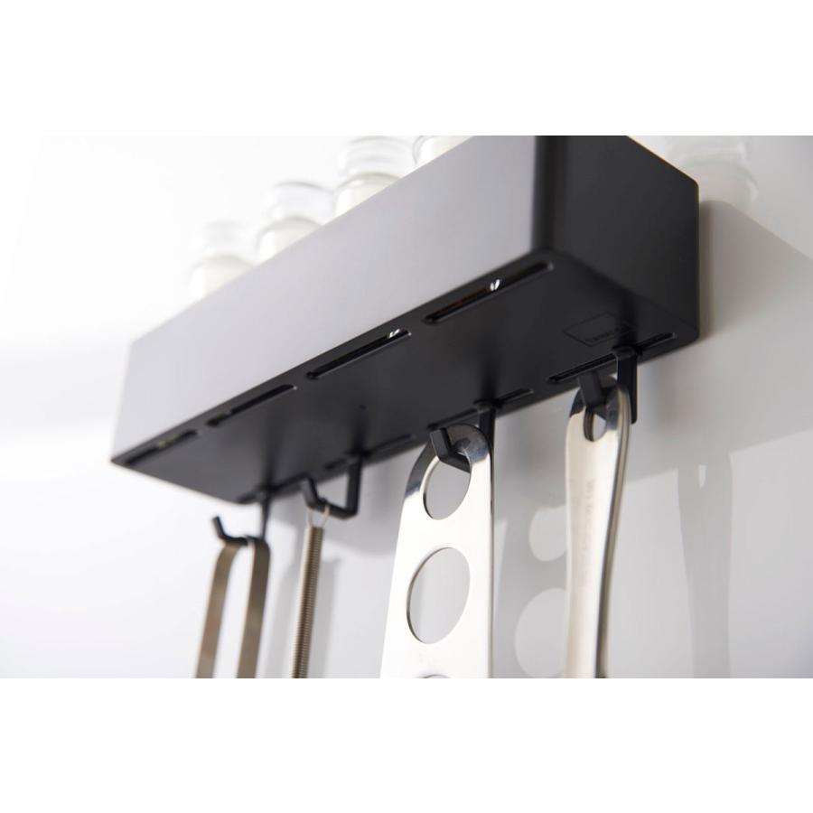 マグネット収納ボックス 山崎実業 正規品 TOWER タワー マグネットストレージラック 壁面収納 ブラック | tower | 07