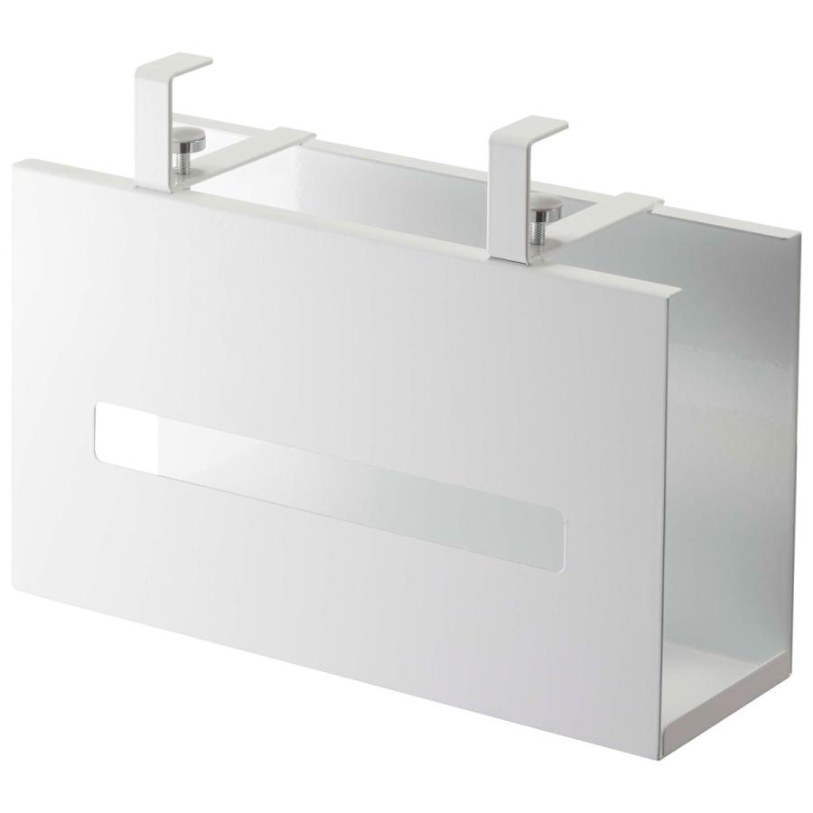 洗面所収納 山崎実業 正規品 TOWER タワー 洗面戸棚下ペーパーボックスホルダー 隙間収納 洗面戸棚下シリーズ ホワイト | tower