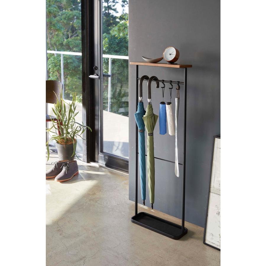 傘立て 山崎実業 正規品 TOWER タワー 天板付き引っ掛け傘立て 傘たて 傘スタンド ブラック | tower | 01