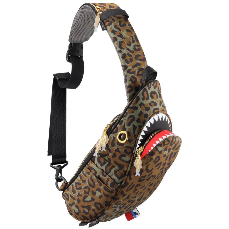 ウエストポーチ モーンクリエイションズ シャークスリングバッグ ウエストバッグ ウエストバック MORN CREATIONS SK-429シリーズ レパード | 