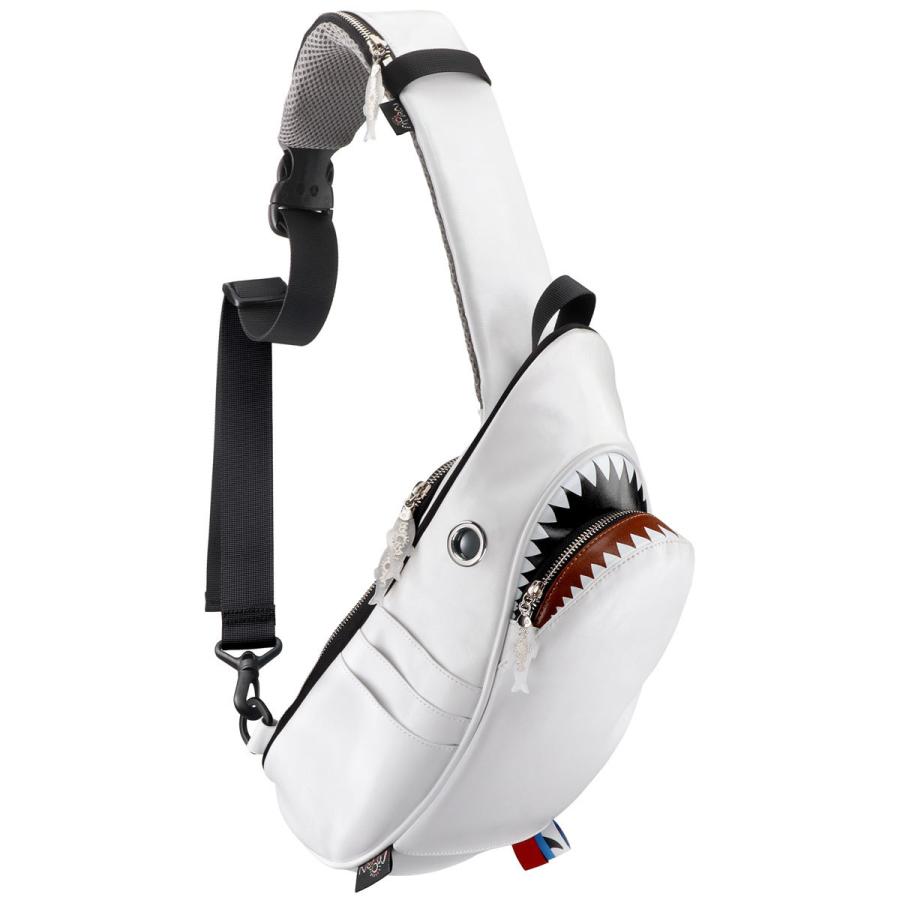 ウエストポーチ モーンクリエイションズ シャークスリングバッグ ウエストバッグ ウエストバック MORN CREATIONS SK-529シリーズ ホワイト | 