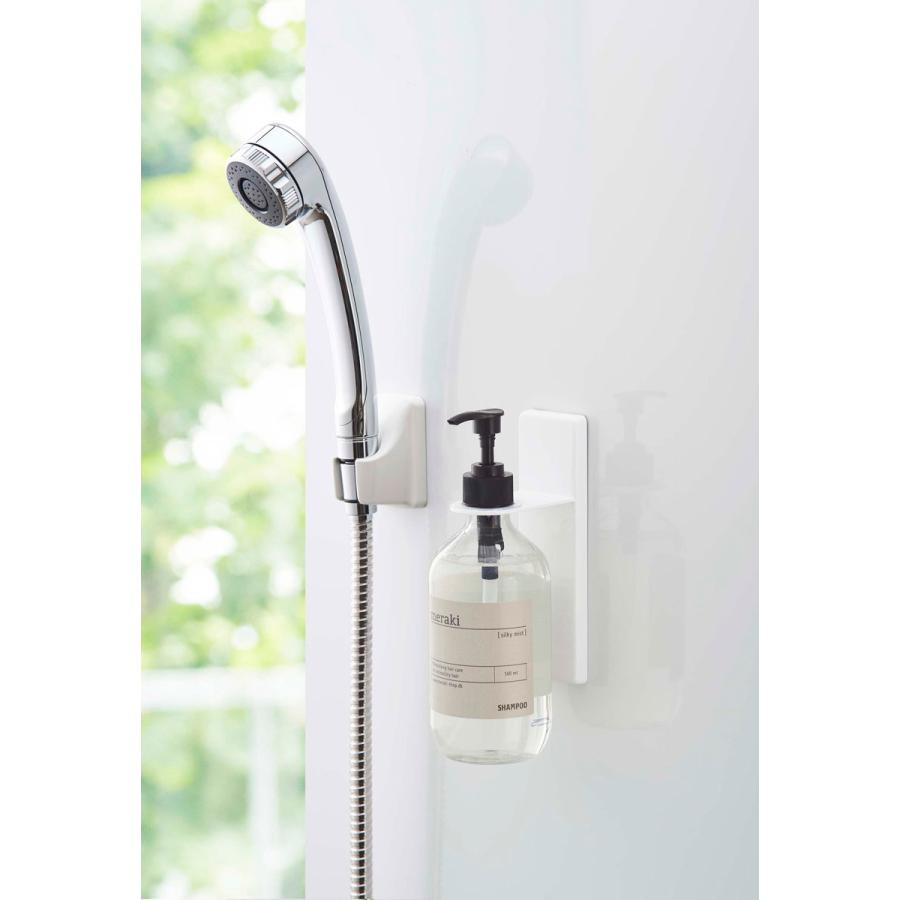 ディスペンサーホルダー 山崎実業 正規品 TOWER タワー 吸盤ディスペンサーホルダー ディスペンサー置き ホワイト | tower | 04