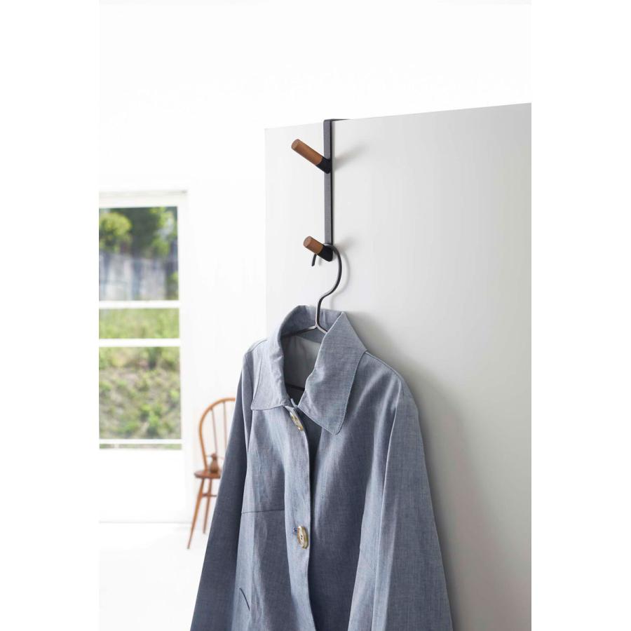 ハンガーフック 山崎実業 正規品 TOWER タワー ドアハンガー ドアフック ブラック | tower | 01