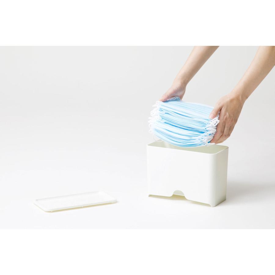 マスクケース イデアコ マスクディスペンサー60 ベーシック マスク収納ボックス ideaco Mask Dispenser 60 Basic ブラック |  | 07