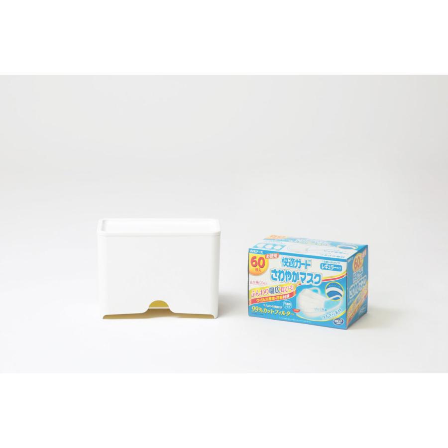 マスクケース イデアコ マスクディスペンサー60 ベーシック マスク収納ボックス ideaco Mask Dispenser 60 Basic アッシュグレー |  | 06