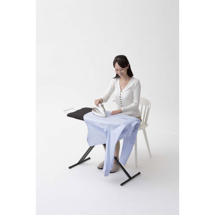 アイロン台 山崎実業 正規品 TOWER タワー 軽量スタンド式アイロン台 スチームアイロン台 ブラック | tower | 10