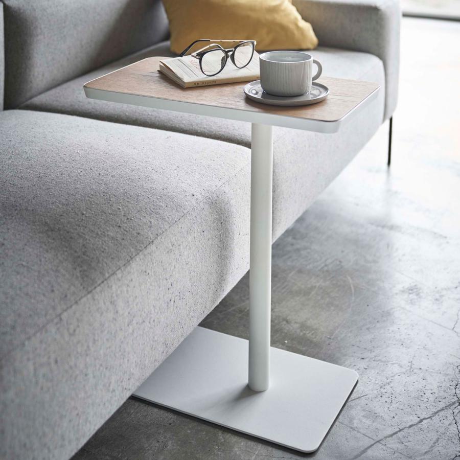 サイドテーブル 山崎実業 正規品 TOWER タワー 差し込みサイドテーブル コーヒーテーブル ナイトテーブル  ホワイト | tower