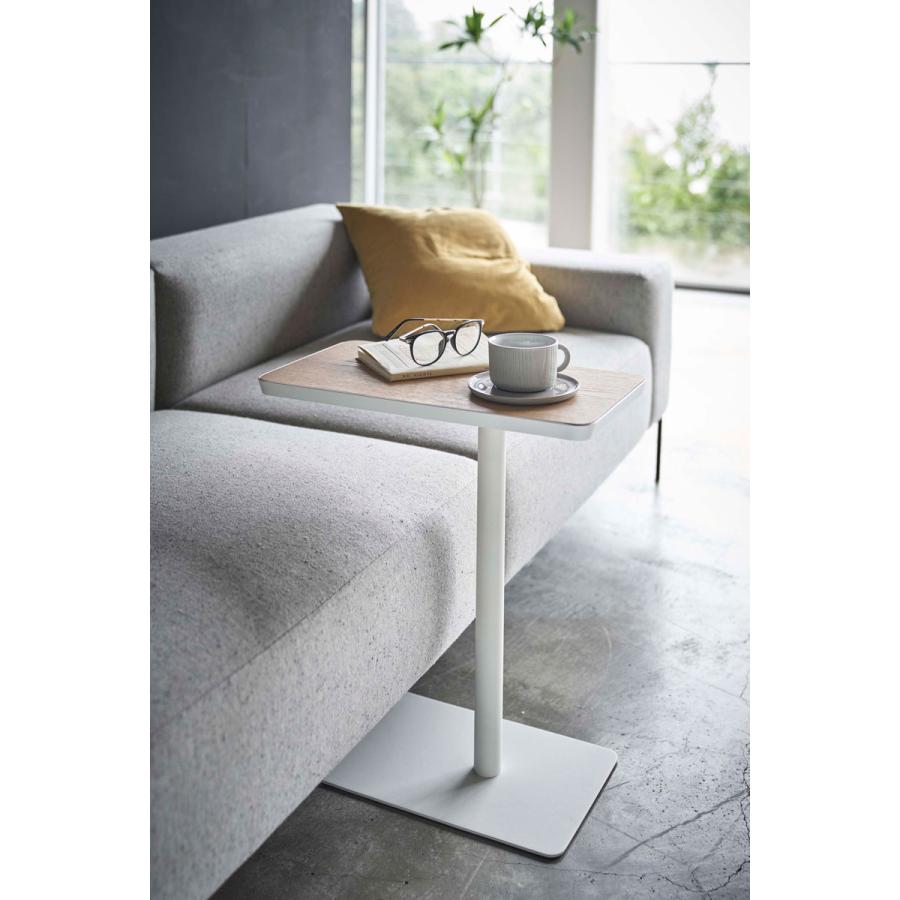 サイドテーブル 山崎実業 正規品 TOWER タワー 差し込みサイドテーブル コーヒーテーブル ナイトテーブル  ホワイト | tower | 03