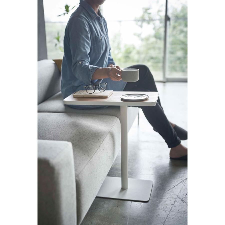 サイドテーブル 山崎実業 正規品 TOWER タワー 差し込みサイドテーブル コーヒーテーブル ナイトテーブル  ホワイト | tower | 05