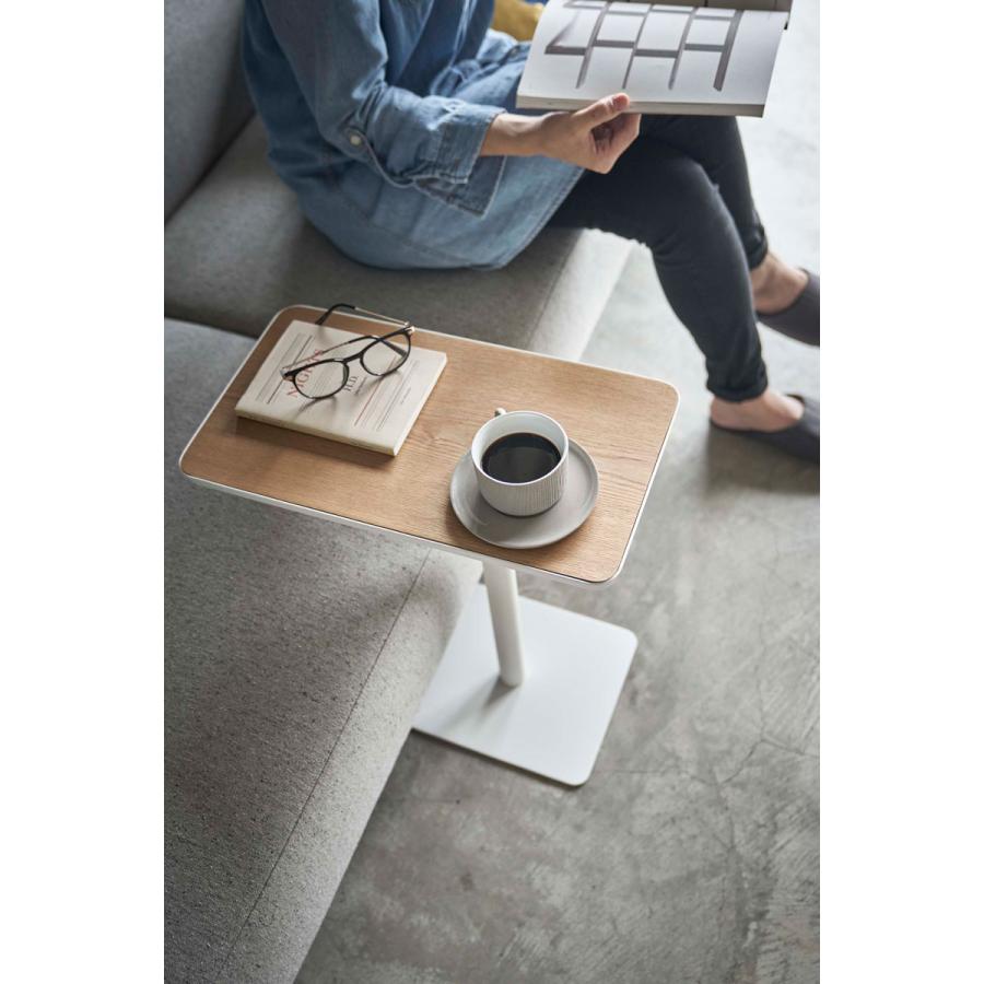 サイドテーブル 山崎実業 正規品 TOWER タワー 差し込みサイドテーブル コーヒーテーブル ナイトテーブル  ホワイト | tower | 07