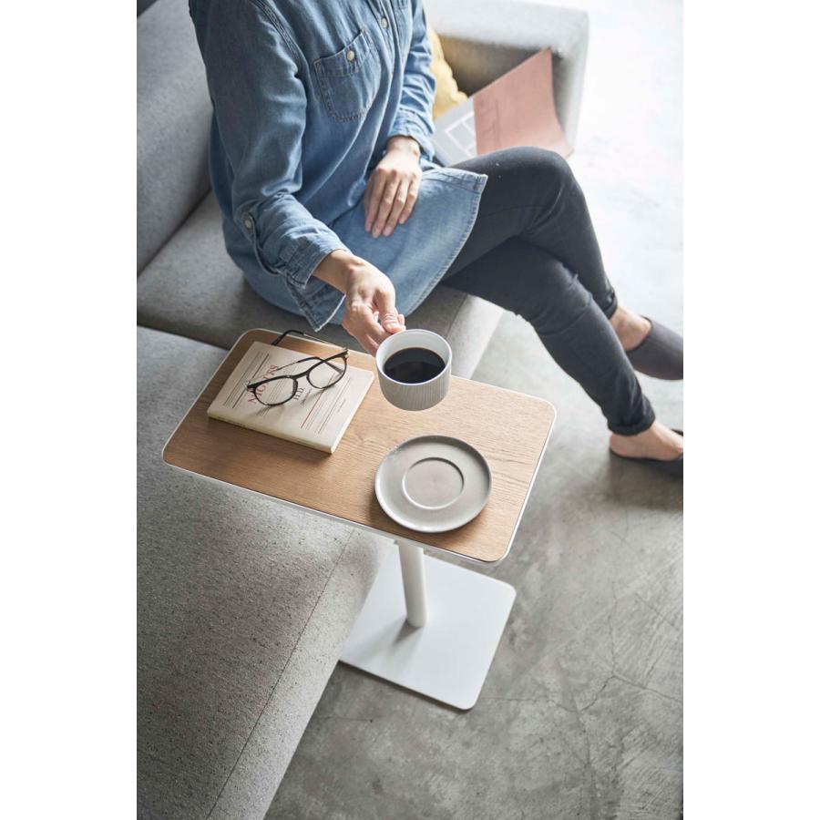 サイドテーブル 山崎実業 正規品 TOWER タワー 差し込みサイドテーブル コーヒーテーブル ナイトテーブル  ホワイト | tower | 08