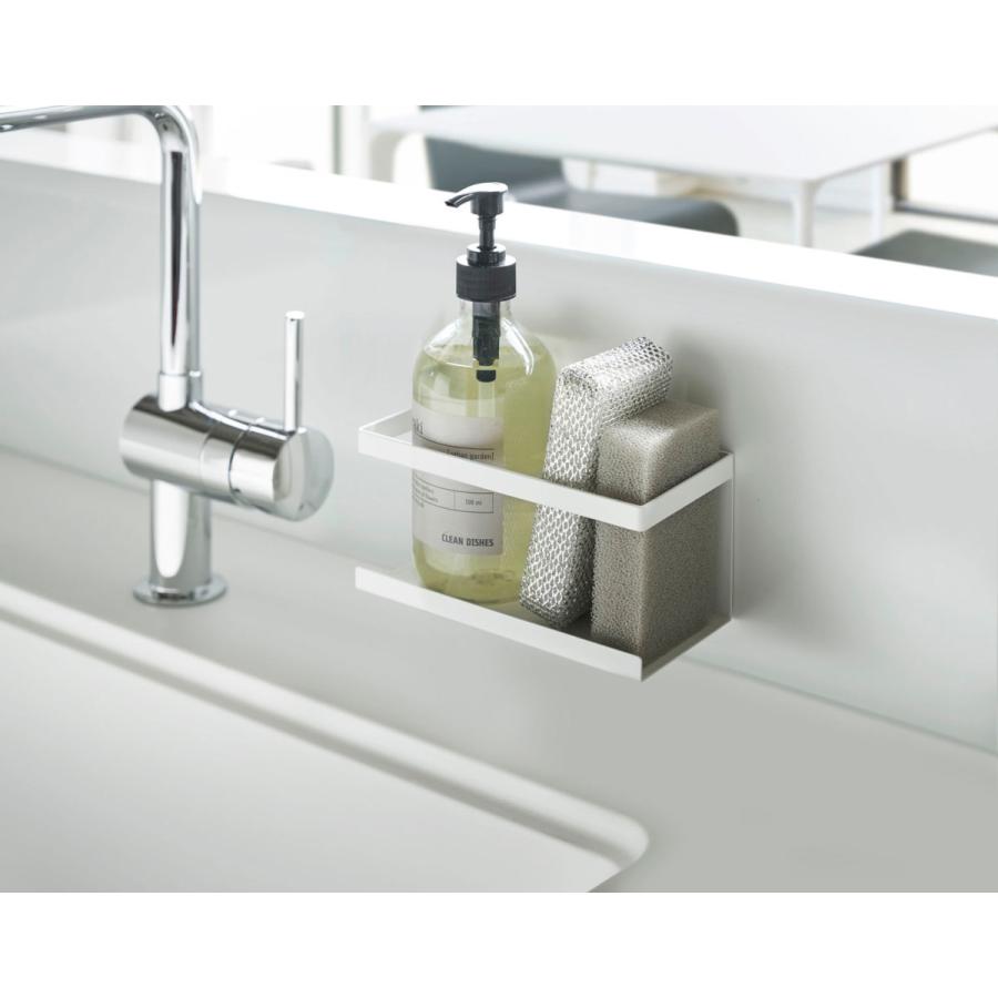 キッチン収納 山崎実業 正規品 TOWER タワー マグネットラック 収納ラック マグネットキッチンシリーズ ホワイト | tower | 02